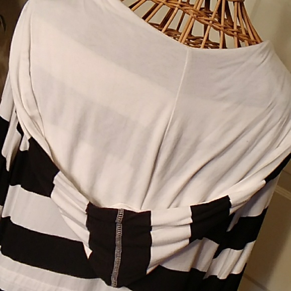 Kenneth Cole Striped Hooded Dress - Picture 7 of 8
